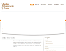 Tablet Screenshot of fairfaxchirocenter.com